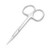 Motanar Cuticle Nail Scissors - Stainless Steel Precision Manicure Scissor - Extra Pointed Straight Curved Fingernail Scissor (Straight Piont)