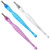 LUXXII (3 Pack) Color Practical Nail Art Tools Pedicure Cuticle Trimmer Remover Pusher Dead Skin Callus Removal Fork
