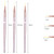 SILPECWEE 3pcs Rose Gold Nail Liner Brush Nail Design Brushes Thin Nail Art Brush Liner Brush for Nails Nail Paint Brushes for Nail Art Nail Art Pens