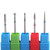 MZCMSL Russian Manicure Drill Bits, Cylinder/Ball/Flame/Needle Cuticle Bit,3/32 Shank Diamond Nail Drill Bit,5pcs