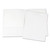 Universal Laminated Two-Pocket Portfolios, Cardboard Paper, 100-Sheet Capacity, 11 X 8.5, White, 25/Box