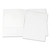Universal Laminated Two-Pocket Portfolios, Cardboard Paper, 100-Sheet Capacity, 11 X 8.5, White, 25/Box