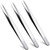 Mudde 3 Pcs Straight Pointed Tip Tweezers Isolating Eyelash Extensions Lash Tweezers for Women Facial Hair Pointed Blackhead Remover Precision Eyebro