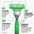 Gillette Mach3 Sensitive Razors for Men, 1 Handle, 5 Blade Refills, Designed for Sensitive Skin