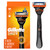 Gillette Fusion5 Power Razor for Men, 1 Gillette Power Razor Handle + 1 Blade Refill