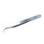 Tool Alement Canadian Stainless Steel 12cm Semi Curve Eyelash Tweezers M-PK12-6004