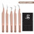 Fiber Tip Lash Tweezers For Eyelash Extension Tweezers Professional