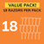 BIC Sensitive 2 Disposable Razors for Men With 2 Blades for Sensitive Skin, 18 Count Value Pack of Shaving Razors