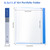 M&G 60 Pocket Binder with Plastic Sleeves?Blue, Presentation Book, 8.5 x 11.8 Portfolio Folder with Clear Sheet Protectors, Display 120 Pages, Presen