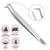 Metaleks Eyelash Extension Tweezers Soft In Use Light In Weight Matt Finish Stainless Steel L-Shape Tip for 2D - 5D - Sterilizable