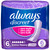 Always Discreet Adult Incontinence Pads for Women, Extra Heavy Absorbency, Long Length, Postpartum Pads, 45 Count