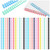 AUEAR, 60 Pack 1/2 Inch Comb Binding Spines for Business Document File 12 Colors