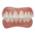 Instant Smile Comfort Fit Flex Teeth - Upper and Lower Matching Set, Bright White Shade! Fix Your Smile at Home Within Minutes!