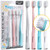 Extra Soft Toothbrushes For Adults, Nano Toothbrush 20,000 Ultra Fine Bristles for Sensitive Gums, Gentle Adult Toothbrush for Gum Care, Deep Cleanin