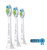 Philips Sonicare W DiamondClean - Genuine Replacement Electric Toothbrush Heads, White, 3 Pack, HX6063/65