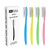 DR PERFECT Extra Hard & Firm Toothbrush Large Long Head Whitening Teeth Pack of 4