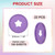PATIKIL 35mm 1.38" Plastic Round Book Binding Discs, 22 Pcs Discbound Expansion Discs Star Shape Plating Round Binder Rings for DIY Notebook Planner,