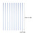 SHINEOFI 30Pcs Slide Binder Bars Plastic Bookbinding Clips for Reports Documents School Office Organizer Secure Loose Leaf Binding Mechanisms 12.20In