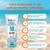 Safe Sea Zinc Oxide Sunscreen SPF50 | Clear Mineral Face Sunscreen | Anti-Jellyfish Sting Protective Lotion | Coral Reef Safe | Travel Size - 2Oz (60