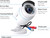 ZOSI 4 x 2MP 1080p HD-TVI Home Security Camera Outdoor Indoor 1920TVL,24PCS LEDs,80ft Night Vision, 90°View Angle, Weatherproof Outside Surveillance