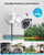 ZOSI 2MP 1080p Security Camera,4-in-1 TVI/CVI/AHD/CVBS Surveillance Bullet Camera Indoor Outdoor,Night Vision,Work for 960H,720P,1080P analog CCTV DV