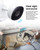 Samsung SmartThings Indoor Security Camera (GP-U999COVLBDA), 1080P HD Video with HDR, Night Vision, Advanced Motion Detection, and Two-Way Audio  Bl