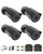 ZOSI 4 Pack 1080p Home Security Cameras with Audio Recording,Built-in Microphone,2MP 1920TVL HD-TVI Outdoor Indoor CCTV Cameras with 120ft IR Night V