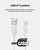 Belkin USB A to USB C Cable, 3.3ft, 15W - Type C Charger, iPhone Charger Cord, Soft, Braided, Flexible for iPhone 17 & 16, Galaxy S25, Pixel 10, iPad