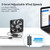 ELUTENG 120mm Fan With 3 Speed 5V USB Powered Case Fan 1500PRM Gaming PC Portable Cooling Suitable for Tablet TV Receiver Router DVR Play Station Xbo