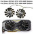 inRobert GFM10012H12SPA 12V 0.5A 95mm 4Pin Video Card Fan Replacement for ZOTAC GTX 1080 AMP Edition Graphics Card