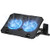 KeiBn Laptop Cooling Pad, Gaming Laptop Cooler 2 Fans for 10-15.6 Inch Laptops, 5 Height Stands, 2 USB Ports (S039)
