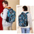 Backpack for Men,College Backpack School Bookbag for Teens,Laptop Bookbag with USB Port and Headphone Hole,Camouflage Blue