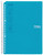 Kokuyo Campus Smart Ring Binder, B5 Blue Green Refillable Binder Notebook 26 Holes with 10 Extra Loose-Leaf Paper, Up to 60 Filler Papers for Work &