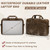 RAINSMORE Mens Laptop Bag 16 Inch Leather Briefcase Vintage Messenger Bag for Men Large Crossbody Shoulder Office Computer Bag Retro College Satchel