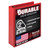 Samsill Durable 2 inch 3 Ring Binder, Made in USA, D Ring Binder, FSC 100% Recycled Chipboard, Red