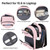 Backpack for Girls Women, School Backpack for Teen Boys, Lightweight Casual High School Bookbag, Daily-use Travel Laptop Backpack with USB Charging P