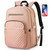 YAMTION 17.3 Inch Backpack Women,Laptop Backpack for Women USB Backpack for Business Work Office College,Pink