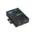 Moxa NPort 5210A - 2 Ports Device Server, 10/100M Ethernet, RS-232, DB9 Male, 15KV ESD, 0.5KV Serial Surge, 12~48VDC, 0~60°C