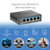D-Link 5-Port 2.5GB Unmanaged Gaming Switch with 5 x 2.5G - Multi-Gig, Network, Fanless, Plug & Play (DMS-105),Black