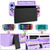 TIKOdirect Carrying Case for Switch, Cute Portable Travel Bag Accessories with Soft Protective Cover, Screen Protectors and Thumb grip caps, Game Car