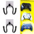 Universal Adhesive Game Controller Organizer Wall Mount and Clip for Xbox One PS4 Switch Pro - Headphone Holder - Easy to Install - 2 Pack