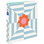 Avery 3 Ring Binder, 1 Inch Round Rings, Retro Collection, Flower Power (26802)