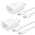 iPhone 16 15 Pro Max Charger Fast Charging,2Pack 30W USB C iPhone 15 16 Pro Max Fast Charger Block with 10FT Long USB C Charging Cable for iPhone 16
