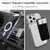 LDSXAY Universal MagSafe Ring, 2 PCS Magnet Sticker Magnetic Adapter Ring Compatible with Magsafe Accessories & Wireless Charging for iPhone 17/16/15