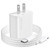 APETOO 18W USB C Charger Adapter with Type C Fast Charger Cord for iPhone 17 16 15 Pro Max Plus for iPad 10th, 3.3ft USB-C Cable 3A PD Power Adapter