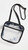 Herschel Supply Co. Unisex Classic Crossbody Bag, Clear/Black, 2.2L, Standard