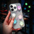 VALRION Compatible iPhone 16 Pro Luminous Case 3D Stars Clear Glow in The Dark Noctilucent Bling Case for Women Soft Slim TPU Bumper Shockproof Light