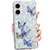 Changjia for iPhone 16 Plus Clear Glitter Butterfly Case, Cute Bling Sparkle Shiny Stars Soft Silicone TPU Bumper Four Corners Shockproof Protective