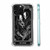 AOSSXIN The Lovers Tarot Card Case for iPhone 16 Pro,Trippy Hippie Black Skull Pattern,Soft TPU Protective Cover Case Compatible with iPhone 16 Pro