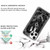 AOSSXIN The Lovers Tarot Card Case for iPhone 16 Pro,Trippy Hippie Black Skull Pattern,Soft TPU Protective Cover Case Compatible with iPhone 16 Pro